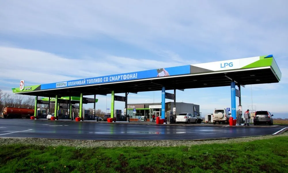 Экран на АЗС «ИРБИС»